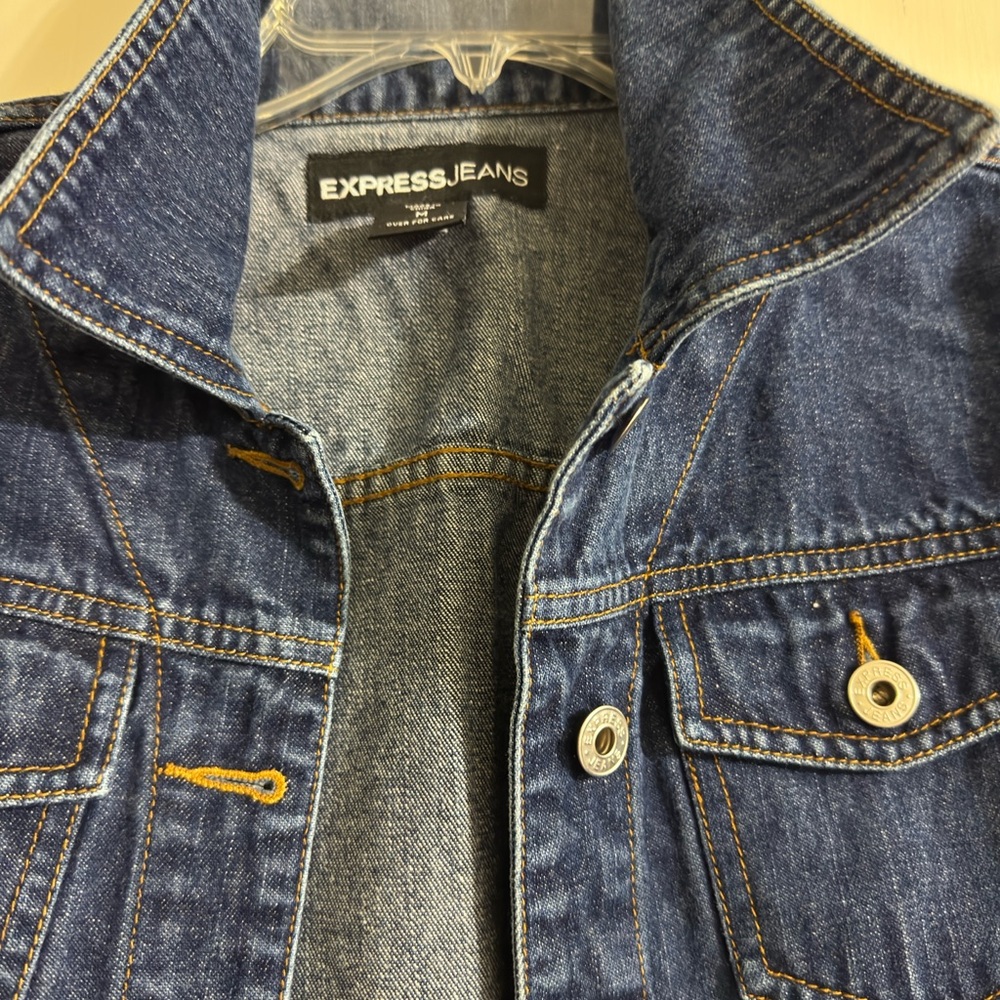 Express Jeans Classic Blue Denim Jacket